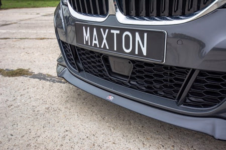 Maxton Front Splitter V.1 For BMW 3 G20 M-Pack - Gloss Black