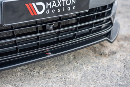 Maxton Front Splitter V.2 Volkswagen Passat R-Line B8 - Gloss Black