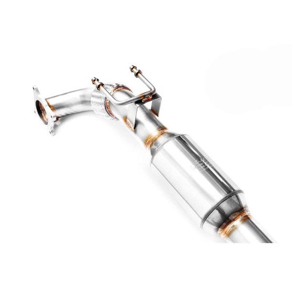 RM Motors Downpipe AUDI A3 8P 1.8, 2.0 TFSI + CATALYST Emission standard - Euro 3, Capacity - 100 cpsi