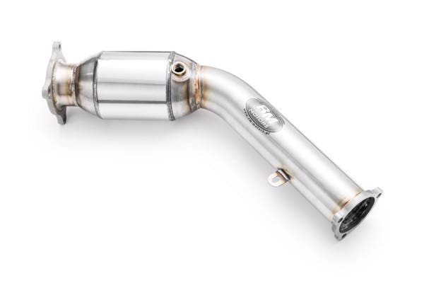 RM Motors Downpipe AUDI A4, A5 B8 2.0 TFSI + KATALIZATOR Emission standard - Euro 3, Capacity - 100 cpsi