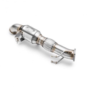RM Motors Downpipe Ford Focus ST Mk3 2.0T + Katalysator Emissionsstandard - Euro 3, Kapacitet - 100 cpsi - billede 3