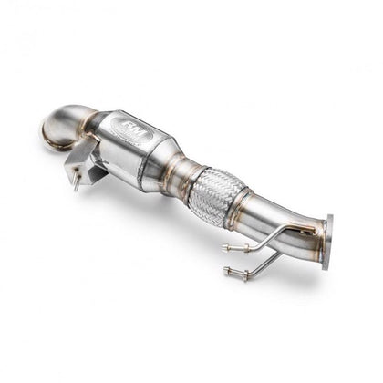 RM Motors Downpipe Ford Focus ST Mk3 2.0T + Katalysator Emissionsstandard - Euro 3, Kapacitet - 100 cpsi - billede 3