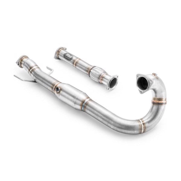 RM Motors Downpipe SAAB 9-5 Mk1, Mk2 2.0T, 2.3T B205, B235 + catalyst Emission standard - Euro 3, Capacity - 100 cpsi
