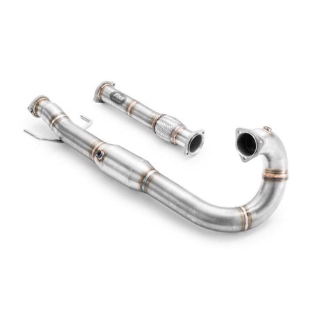 RM Motors Downpipe SAAB 9-5 Mk1, Mk2 2.0T, 2.3T B205, B235 + catalyst Emission standard - Euro 4, Capacity - 100 cpsi