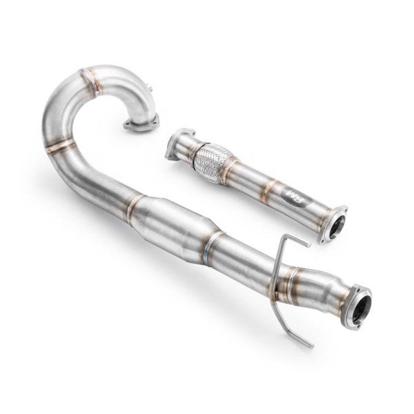 RM Motors Downpipe SAAB 9-5 Mk1, Mk2 2.0T, 2.3T B205, B235 + catalyst Emission standard - Euro 4, Capacity - 200 cpsi