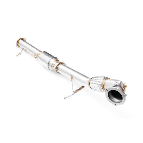 RM Motors Downpipe FORD Focus RS Mk2 2.5T + CATALYST 3,5" Emission standard - Euro 3, Capacity - 100 cpsi
