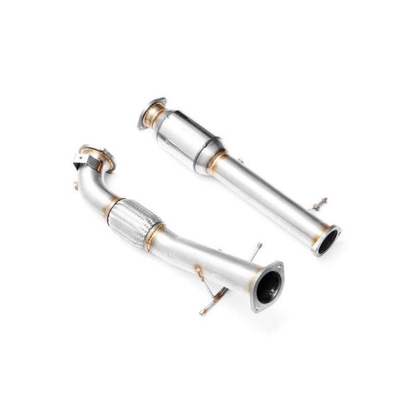 RM Motors Downpipe FORD Focus RS Mk2 2.5T + CATALYST 3,5" Emission standard - Euro 3, Capacity - 200 cpsi