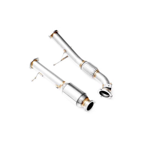 RM Motors Downpipe FORD Focus RS Mk2 2.5T + CATALYST 3,5" Emission standard - Euro 4, Capacity - 200 cpsi