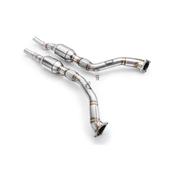 RM Motors Downpipe AUDI S4, RS4 B5 2.7 T + CATALYST Emission standard - Euro 3, Capacity - 100 cpsi