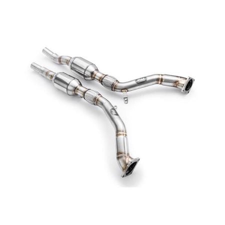 RM Motors Downpipe AUDI S4, RS4 B5 2.7 T + CATALYST Emission standard - Euro 3, Capacity - 100 cpsi