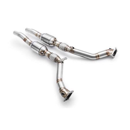 RM Motors Downpipe AUDI S4, RS4 B5 2.7 T + CATALYST Emission standard - Euro 4, Capacity - 100 cpsi