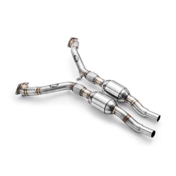RM Motors Downpipe AUDI A6, S6, Allroad C5 2.7 T + CATALYST Emission standard - Euro 4, Capacity - 100 cpsi