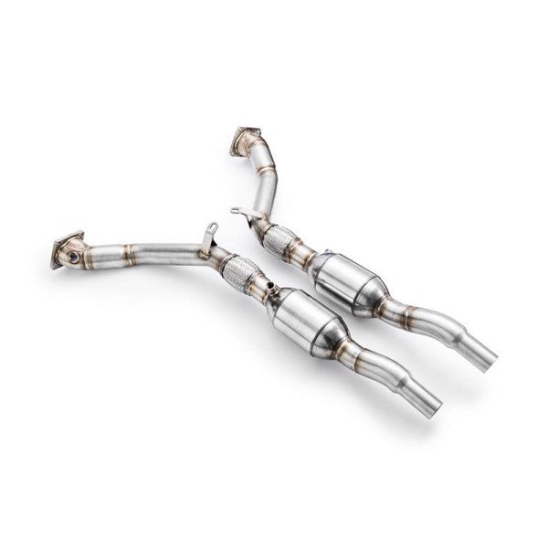 RM Motors Downpipe AUDI A6, S6, Allroad C5 2.7 T + CATALYST Emission standard - Euro 4, Capacity - 100 cpsi