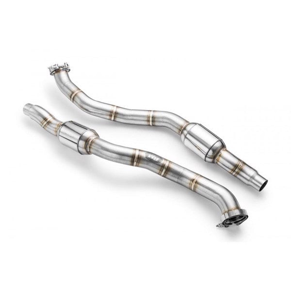 RM Motors Downpipe AUDI S6-S7-RS6-RS7 4.0 TFSI + CATALYST Emission standard - Euro 3, Capacity - 100 cpsi