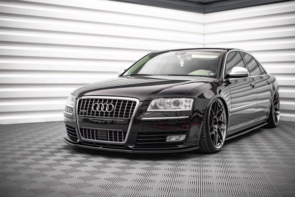 Maxton Side Skirts Diffusers Audi S8 D3 - Gloss Black