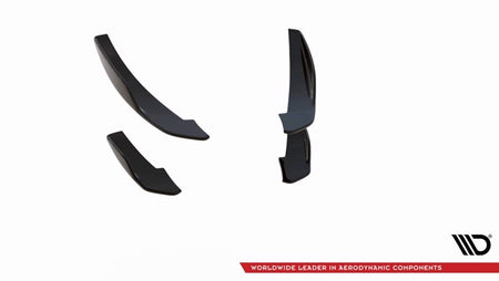 Maxton Front Bumper Wings (Canards) V.2 Ford Fiesta Mk8 St / St-Line 