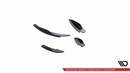Maxton Front Bumper Wings (Canards) V.2 Ford Fiesta Mk8 St / St-Line 
