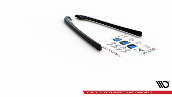 Maxton Rear Side Splitters Lexus Is F Mk2 - Gloss Black