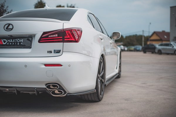 Maxton Rear Side Splitters Lexus Is F Mk2 - Gloss Black