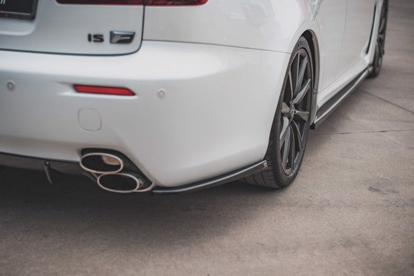 Maxton Rear Side Splitters Lexus Is F Mk2 - Gloss Black