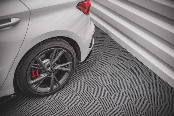 Maxton Street Pro Rear Side Splitters Audi S3 Sportback 8Y - Black