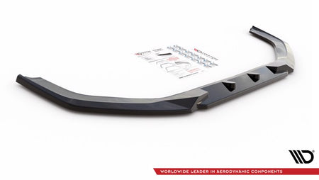 Maxton Front Splitter V.2 Honda Civic Mk9 - Gloss Black