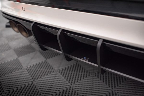 Maxton Street Pro Rear Diffuser Volkswagen T-Roc R Mk1 Facelift - Black