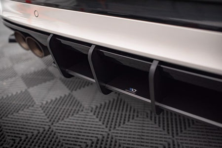 Maxton Street Pro Rear Diffuser Volkswagen T-Roc R Mk1 Facelift - Black