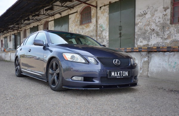 Maxton Front Splitter V.1 Lexus Gs Mk.3  - Gloss Black