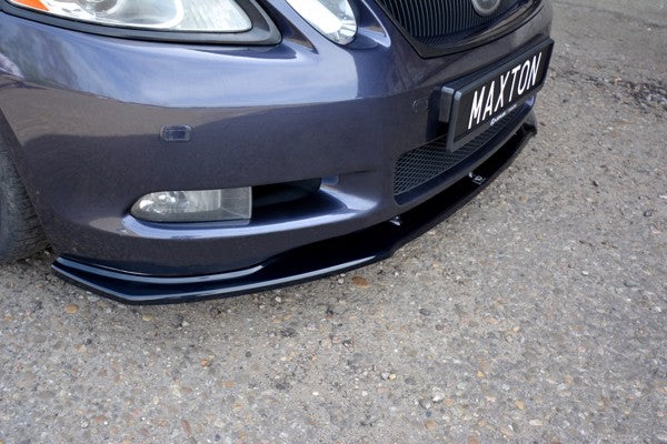 Maxton Front Splitter V.1 Lexus Gs Mk.3  - Gloss Black