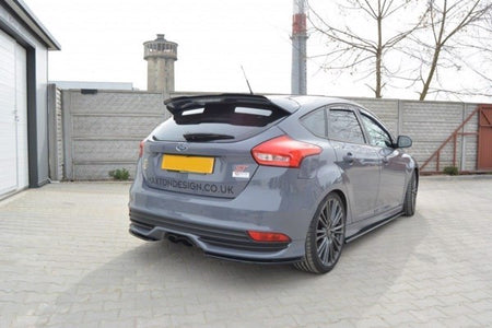 Maxton Rear Side Splitters Ford Focus St Mk3 Fl - Gloss Black
