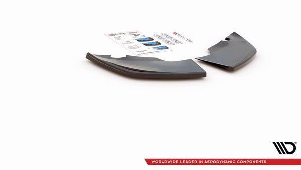 Maxton Rear Side Splitters Skoda Kamiq - Gloss Black