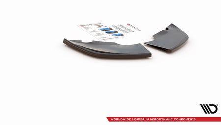 Maxton Rear Side Splitters Skoda Kamiq - Gloss Black