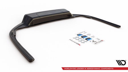 Maxton Central Rear Splitter Volkswagen Passat B8 - Gloss Black