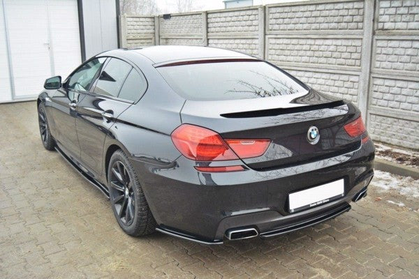 Maxton Spoiler Cap For BMW 6 Gran Coupé Mpack - Gloss Black