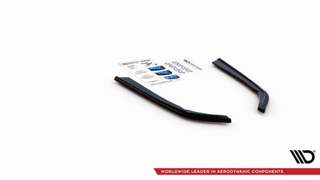 Maxton Rear Side Splitters V.2 BMW 3 G20 / G21 M-Pack - Gloss Black