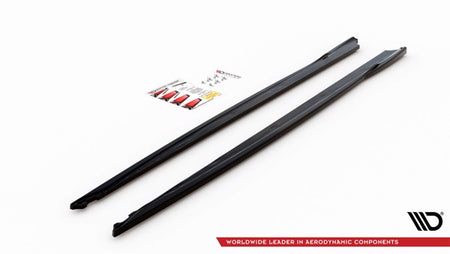 Maxton Side Skirts Diffusers V.3 Toyota Supra Mk5 - Gloss Black