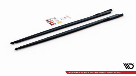 Maxton Side Skirts Diffusers V.3 Toyota Supra Mk5 - Gloss Black