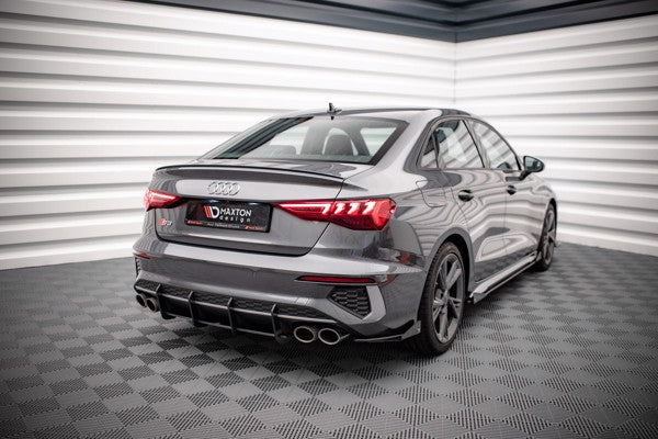 Maxton Street Pro Rear Diffuser Audi S3 Sedan 8Y - Black