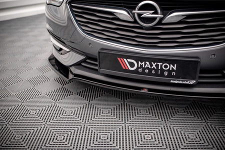 Maxton Front Splitter V.3 Opel Insignia Mk2 - Gloss Black