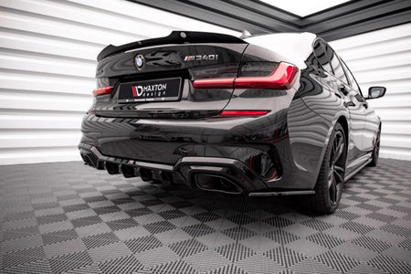 Maxton Rear Side Splitters V.3 BMW M340I G20 / G21 - Gloss Black