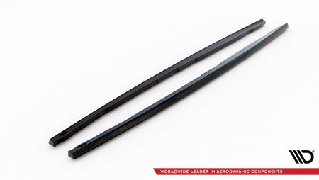 Maxton Side Skirts Diffusers V.4 For BMW 1 F40 M-Pack/ M135I  - Gloss Black