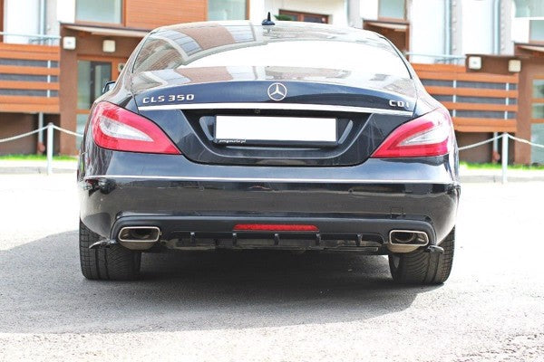Maxton Rear Valance Mercedes Cls C218 - Gloss Black
