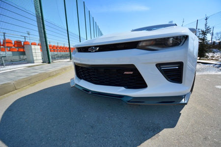 Maxton Front Splitter V.1 Chevrolet Camaro 6Th-Gen. Phase-I 2Ss Coupe - Gloss