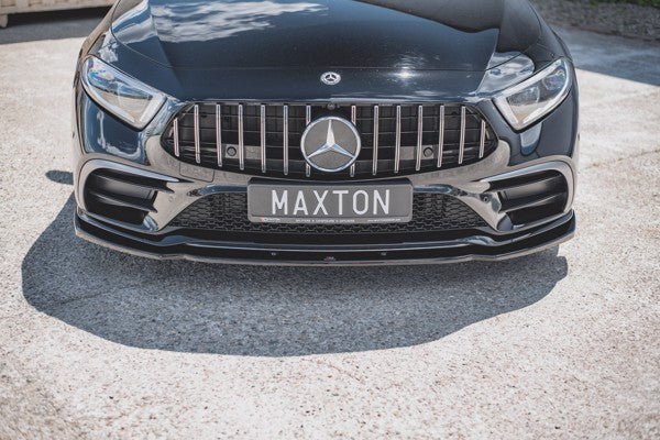 Maxton Front Splitter V.2 Mercedes-Benz Cls Amg-Line C257 - Gloss Black
