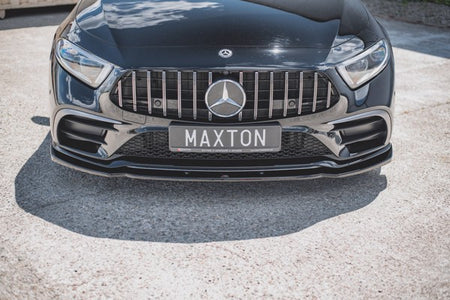 Maxton Front Splitter V.2 Mercedes-Benz Cls Amg-Line C257 - Gloss Black