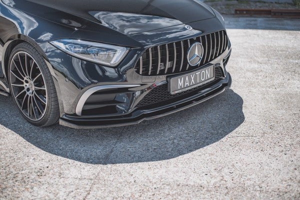 Maxton Front Splitter V.2 Mercedes-Benz Cls Amg-Line C257 - Gloss Black