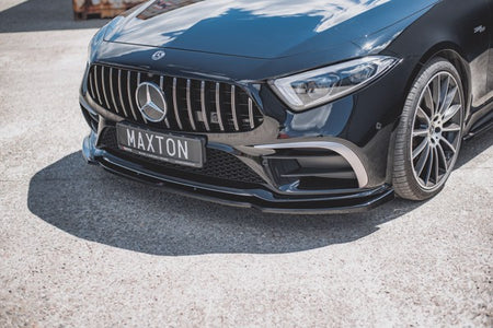 Maxton Front Splitter V.2 Mercedes-Benz Cls Amg-Line C257 - Gloss Black