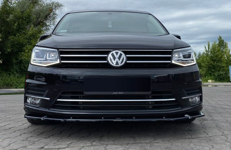Maxton Front Splitter Volkswagen Caddy Mk. 4 - Gloss Black