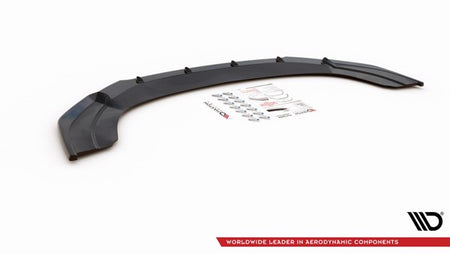 Maxton Front Splitter Volkswagen Caddy Mk. 4 - Gloss Black